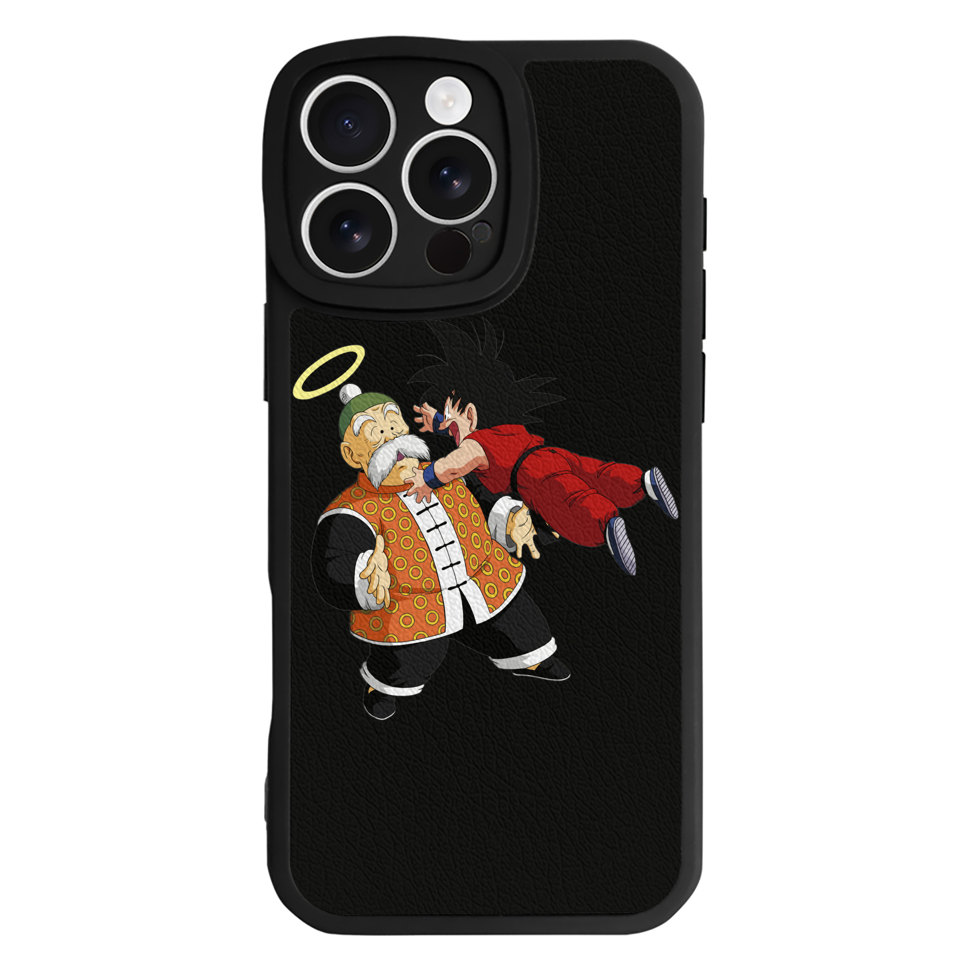 （画像用） ドラゴンボール 孫悟空（そん ごくう）Son Goku カカロット DRAGON BALL Kakarotto 【iPhone 16シリーズ対応】シリコンスマホケース（レザー調） 材質：シリコン